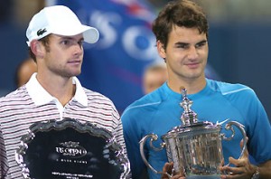 It took four sets for Federer to defeat Andy Roddick in 2006.