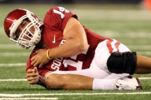 The injury to Sam Bradford in the first half proved to be one that Oklahoma could not overcome in suffering a season opening loss to BYU.
