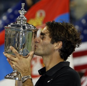 Roger Federer hopes to kiss the U.S. Open trophy for a sixth straight year in 2009.