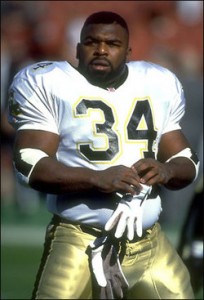 Craig "Ironhead" Heyward began his NFL career as a first round draft pick of the New Orleans Saints in 1988.