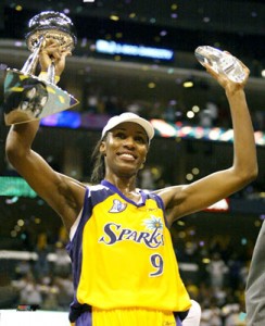 Lisa Leslie won four Olympic Gold Medals, three WNBA MVP Awards and played on two league champions.