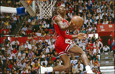 Michael jordan now hot sale and then