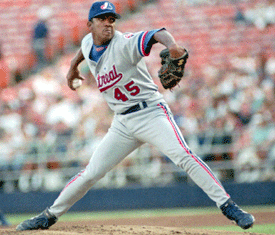 Pedro Martinez won 55 games in four seasons with the Expos. He won three Cy Young Awards after being traded to the Boston Red Sox.