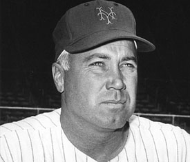 Duke Snider returned to New York as a member of the Mets in 1963. He hit 14 home runs with 45 RBI.