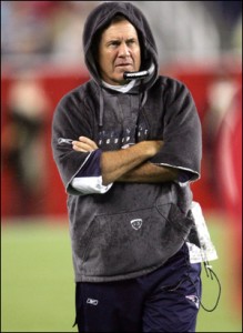 Bill "The Hooded One" Belichick called for an intentional safety in the fourth quarter.