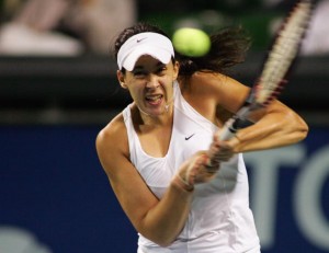 Marion Bartoli reached the finals of the Bali Tournament.