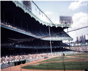 Third baseline shot at the former Yankee Stadium