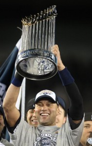 Derek Jeter helped lead the Yankees to World Series titles in 2000 and 2009.