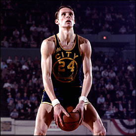 Despite his unorthodox "Granny" style shot, Rick Barry ranks fifth all-time in free throw percentage having converted 89.3% of his attempts.