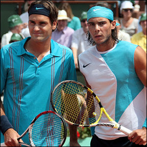 Roger Federer and Rafael Nadal have met 20 times since 2004.
