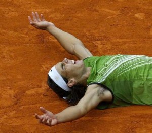 Rafael Nadal lost his bid for five consecutive wins in 2009 after being upset in the 4th round.