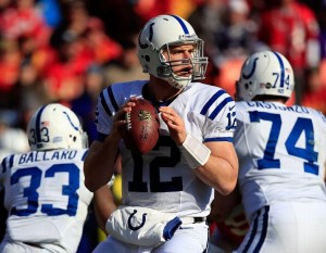 Andrew Luck has led the Colts back to his playoffs in his first year and became the fifth rookie quarterback to win 10 games. 