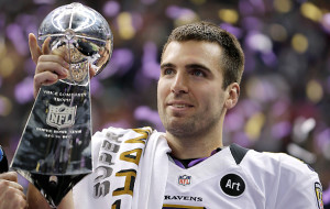 It seems very unlikely that Joe Flacco will be picking up another Lombardi Trophy this season.