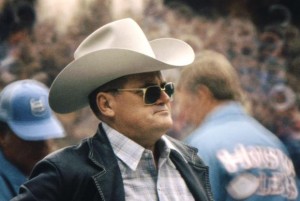 Bum Phillips won 55 games in six seasons as coach of the Houston OIlers.