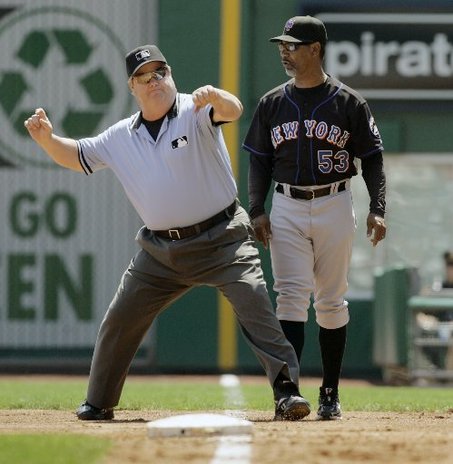Joe West is another umpire with a huge ego who seems to think people come to games to see him.