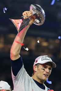 Brady knows what it is like to hoist the Vince Lombardi Trophy, having done so four times in his career.