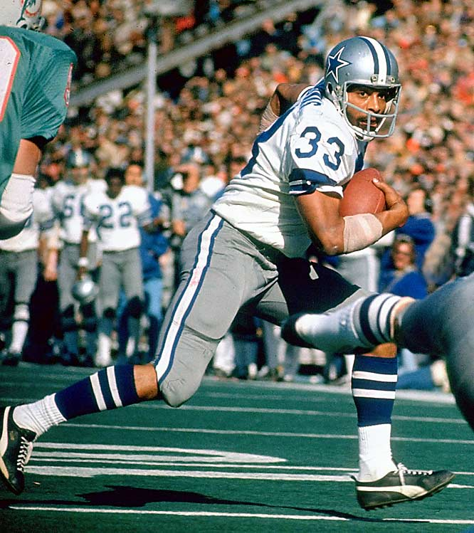With 95 rushing yards in Super BOwl VI, Duane Thomas helped the Dallas Cowboys shed their image as "next year's champions."
