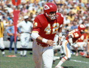 Johnny Robinson intercepted 57 passes and was a five-time first team All-Pro for the Kansas City Chiefs.