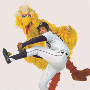 Mark "The Bird" Fidrych was a baseball phenomenon in 1976.