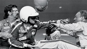 Cale Yarborough and the Allison brothers took their road rage to a new height at the 1979 Daytona 500.