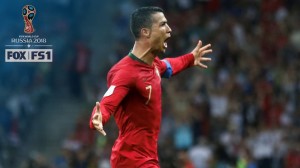 Cristiano Ronaldo scored three goals in his first action in the 2018 World Cup.